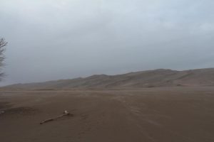 The Great Sand Dunes during winter. 
