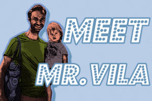 Mr. Vila and his son.