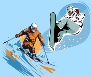 Snowboarding vs. Skiing